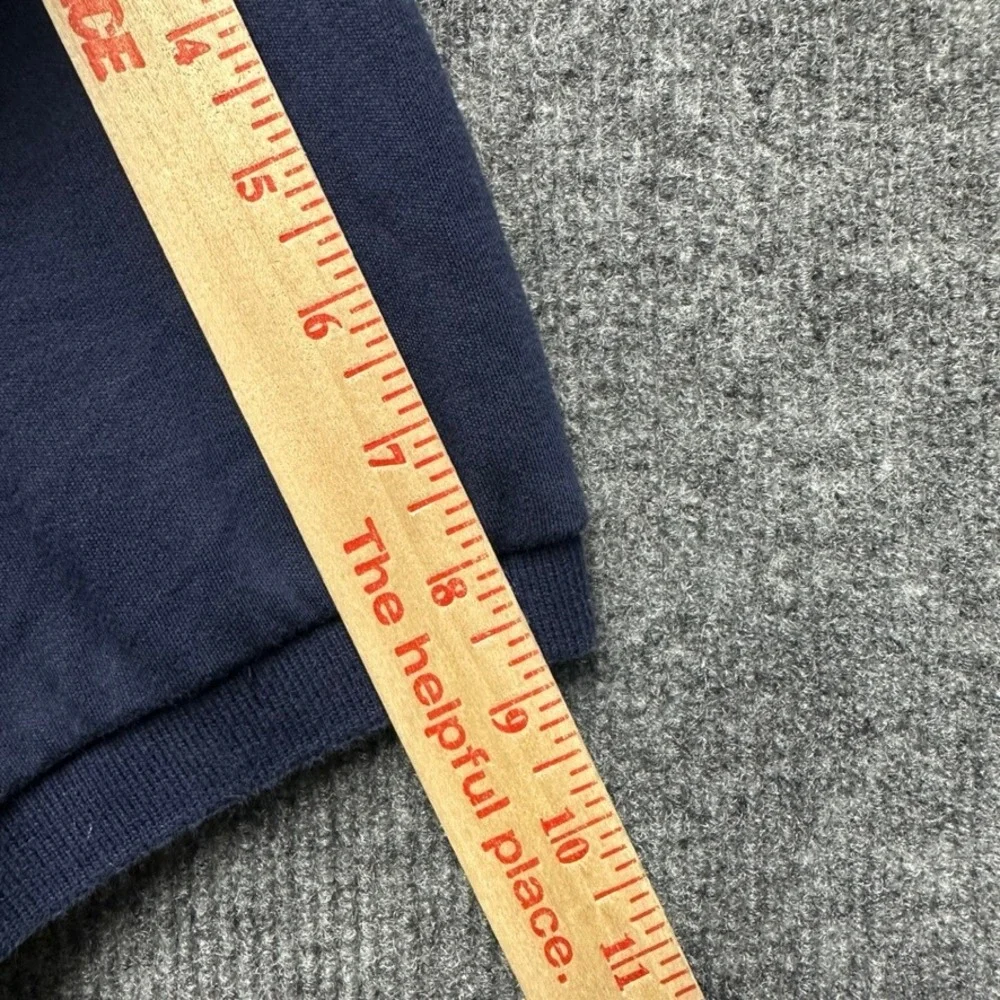 Polo Ralph Lauren Mens Large Navy Blue Short Sleeve Cotton Pique Polo Shirt Logo